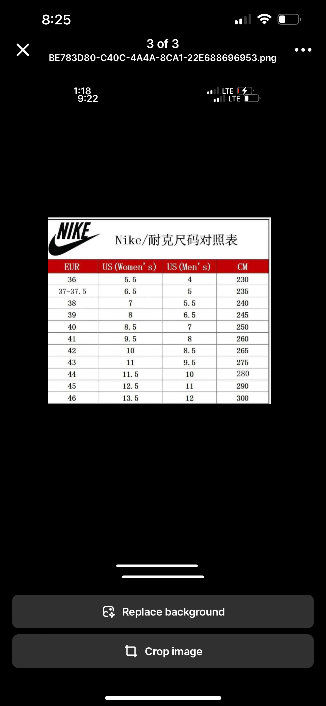 Nke 270 black/gray