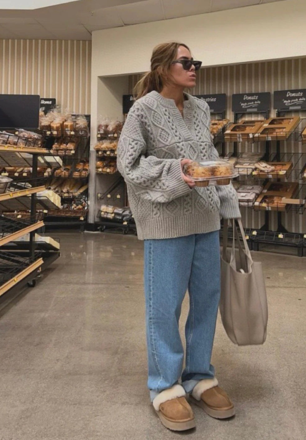 U disquette platform slippers
