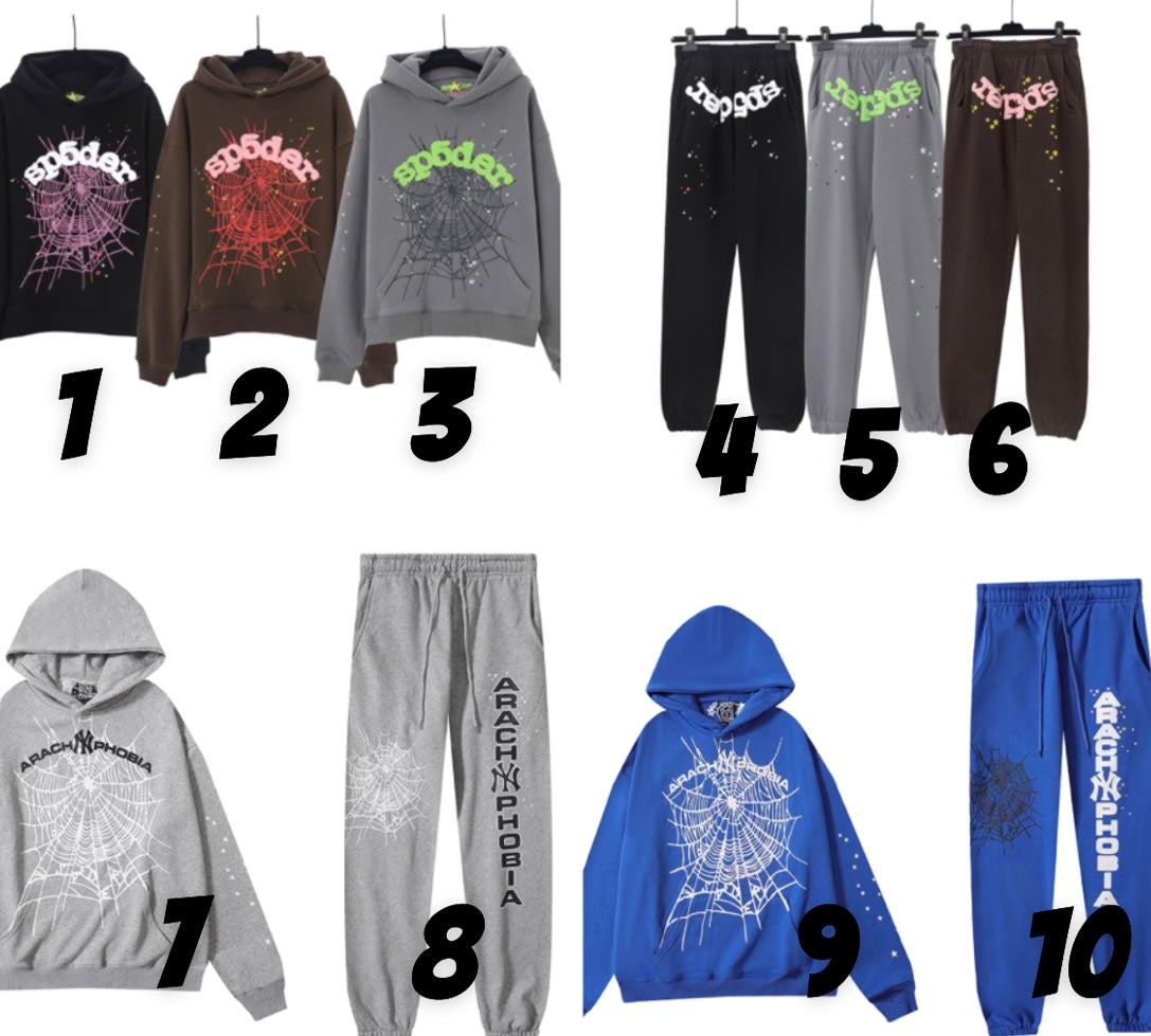 Sp5der hoodie/pants 5