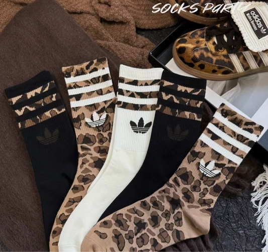 Ad socks leopard