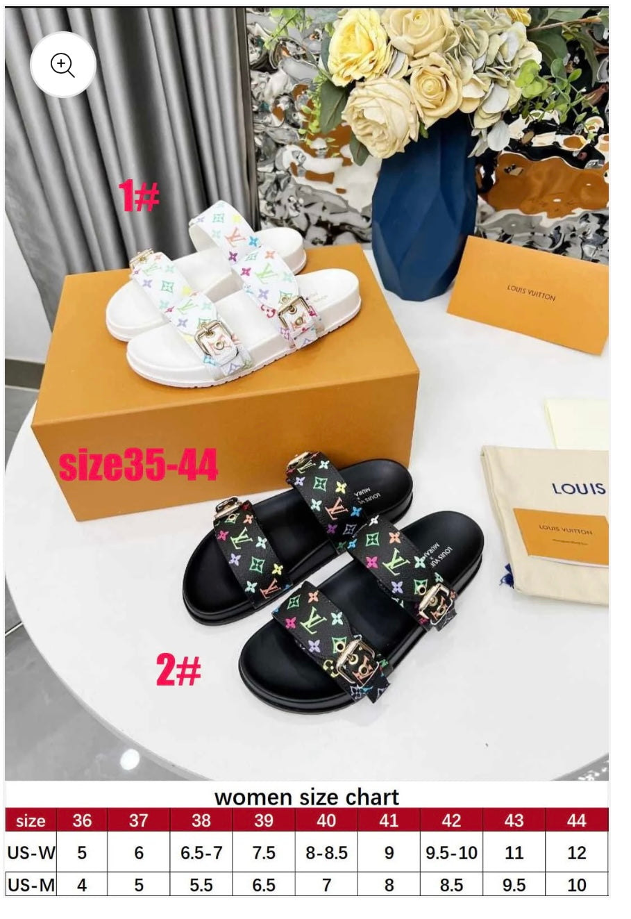 L multi colored Sandals