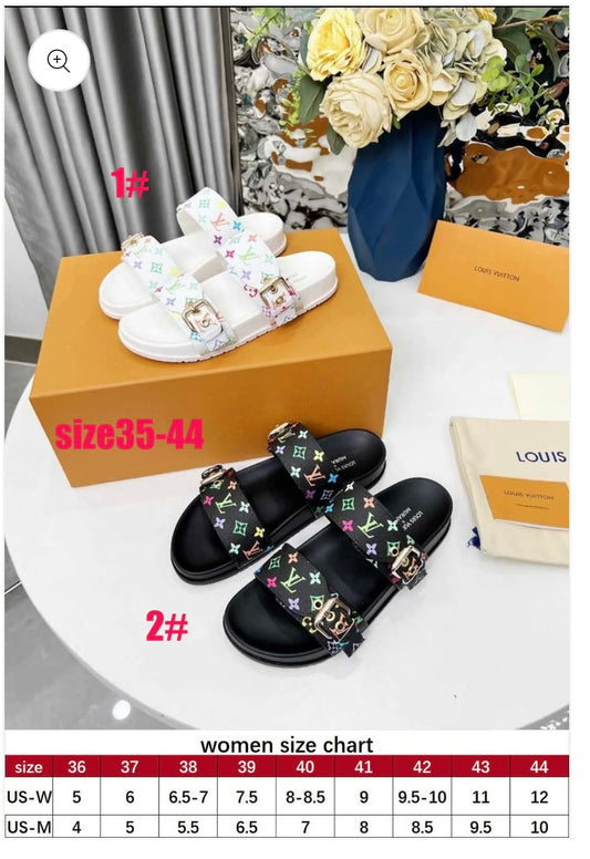 L multi colored Sandals