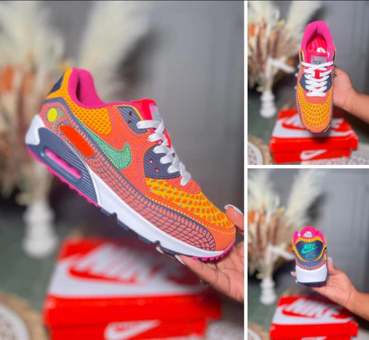Bright multi colored N