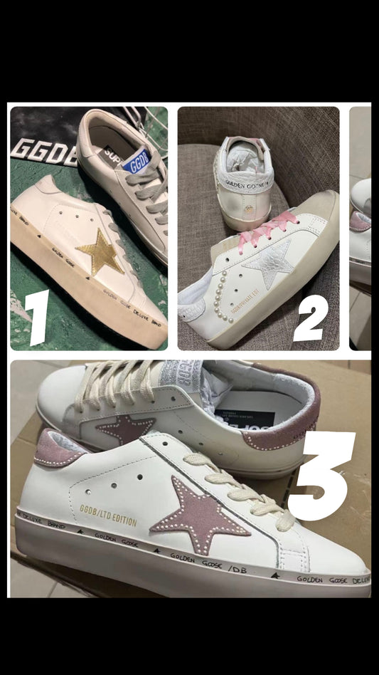 Golden sneakers 3