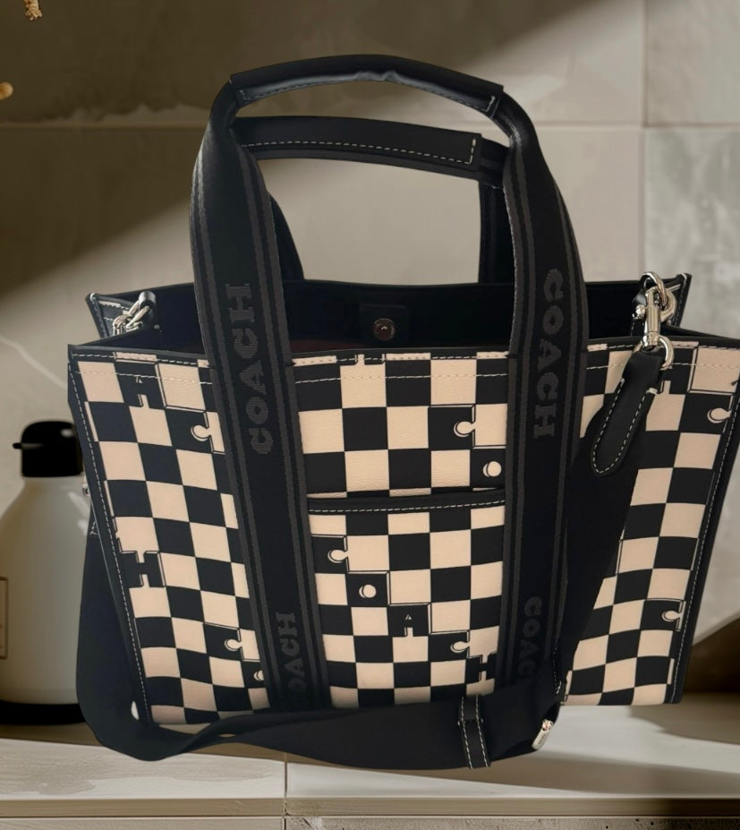 Co@ch Checkered bag