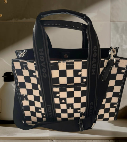 Co@ch Checkered bag
