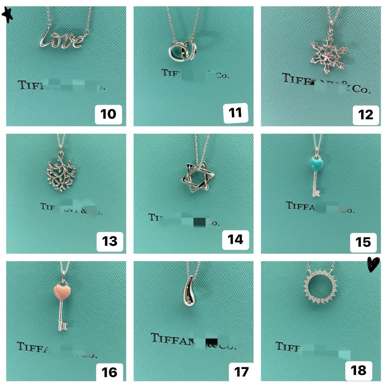 Tiff necklaces