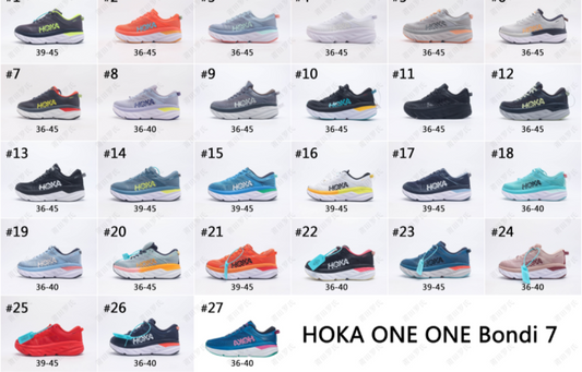 Hok shoes Bondi 7 26-30