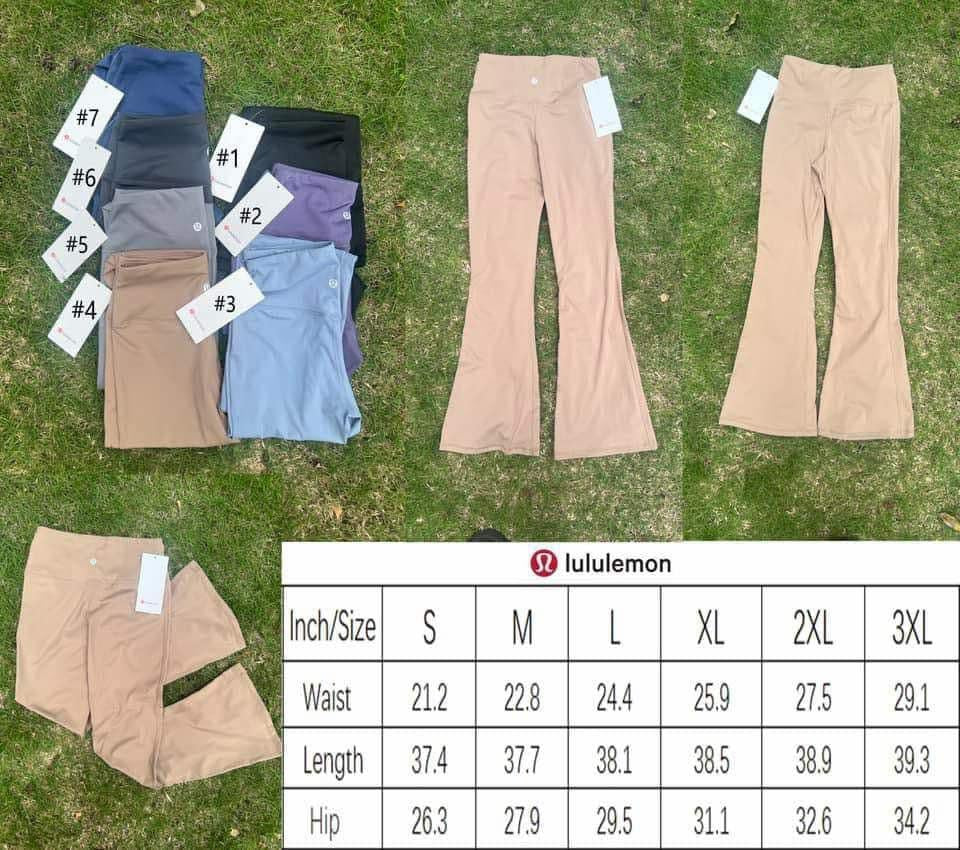 LULU regular flare leggings