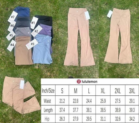 LULU regular flare leggings