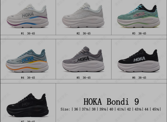 Hok shoes Bondi 9 6-7