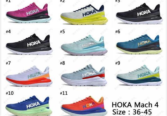 Hok shoes Mach 4 6-10