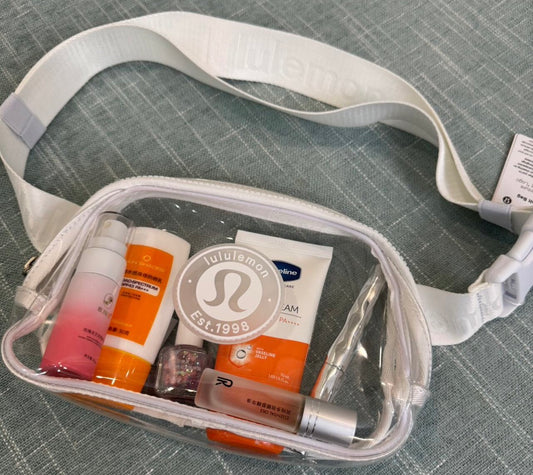 Lu clear belt bag