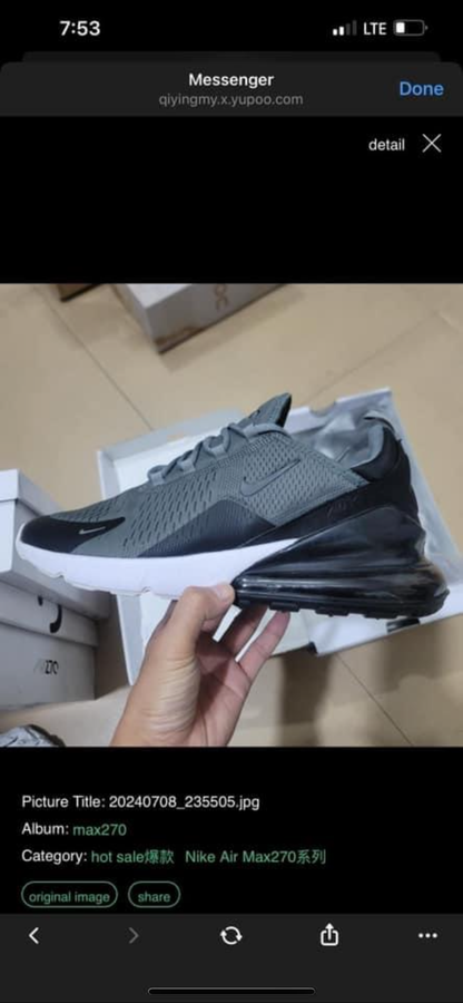 Nke 270 black/gray