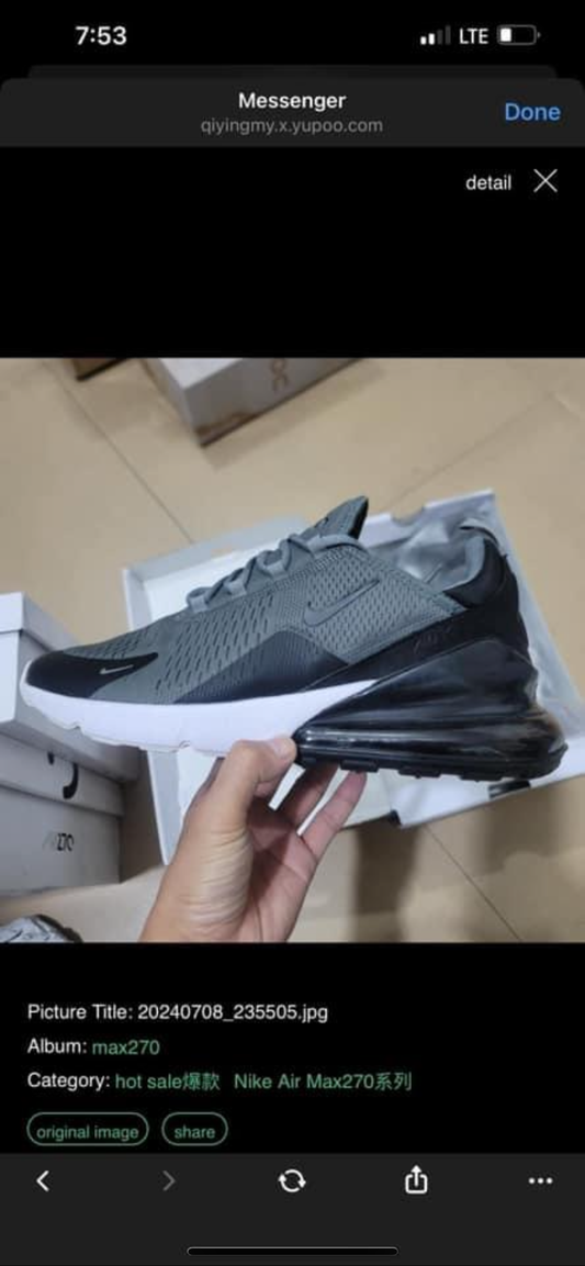 Nke 270 black/gray
