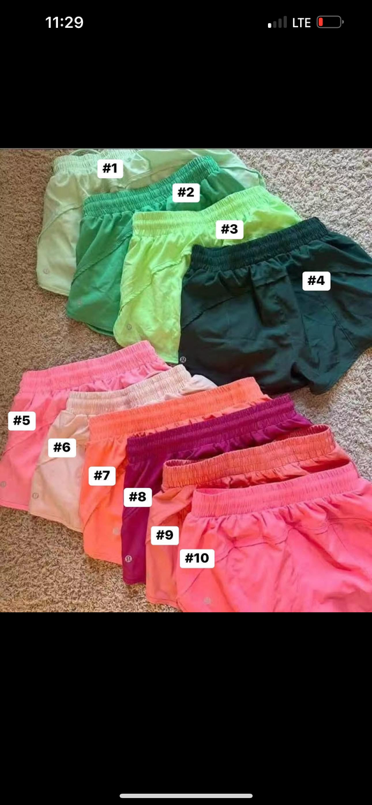 Lulu colored shorts