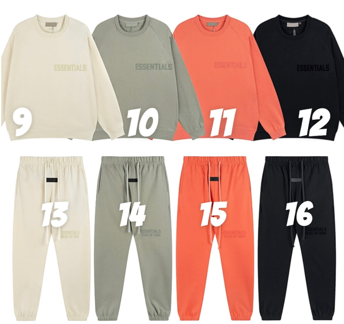 Essentials tops & pants 1