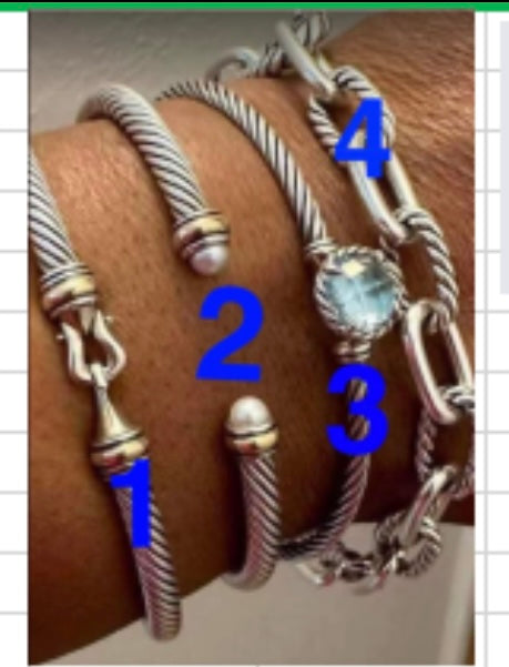 David Y bracelets