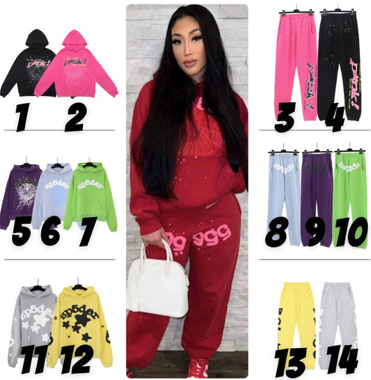 Sp5der hoodie/pants 6