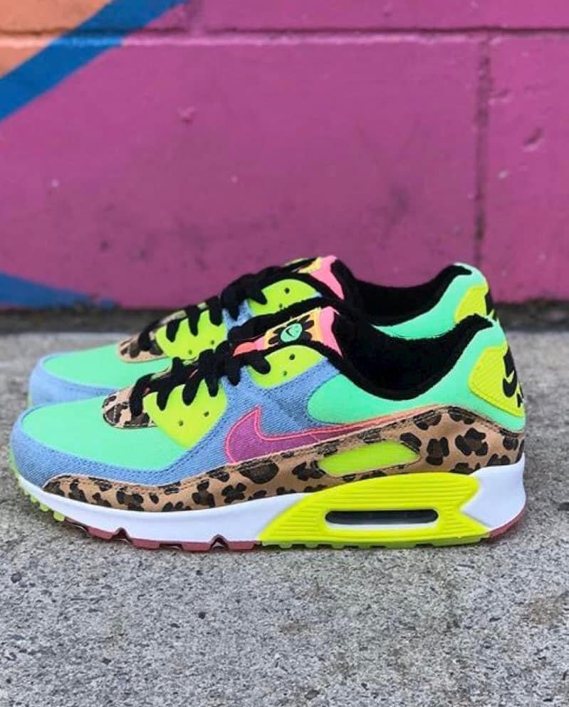Neon N shoes