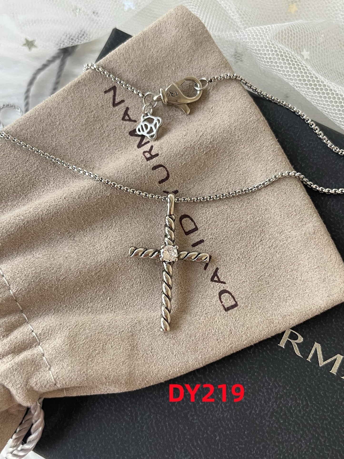 David Y cross necklace