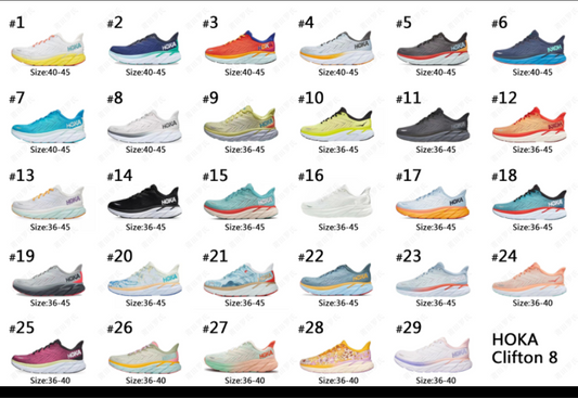 Hok shoes Clifton 8 26-30