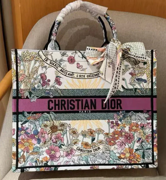 CD floral tote