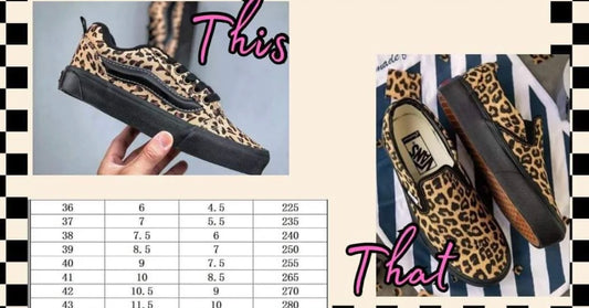 Vans leopard