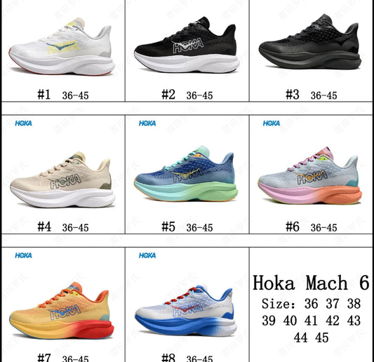 Hok shoes Mach 6 6-8