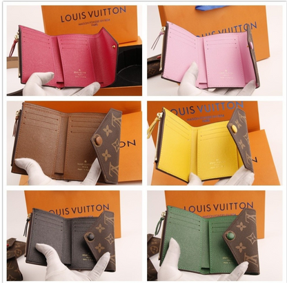 Small wallet colored inside pu