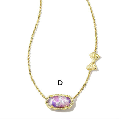 Kendra bow necklace/earrings