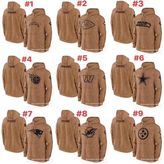Brown team hoodie 1-9