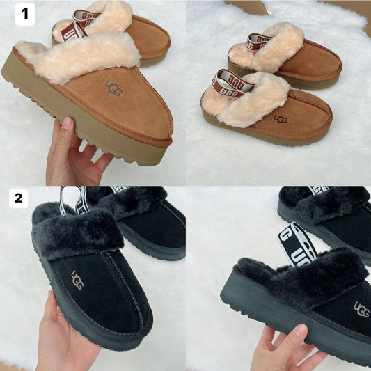 Sling back U slippers