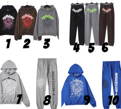 Sp5der hoodie/pants 5