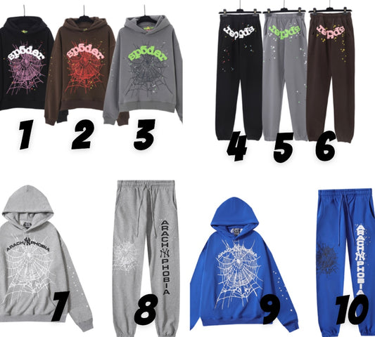 Sp5der hoodie/pants 5