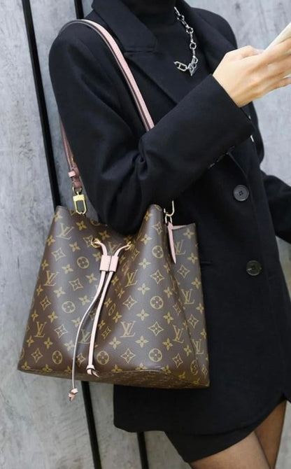 L bucket bag/pink