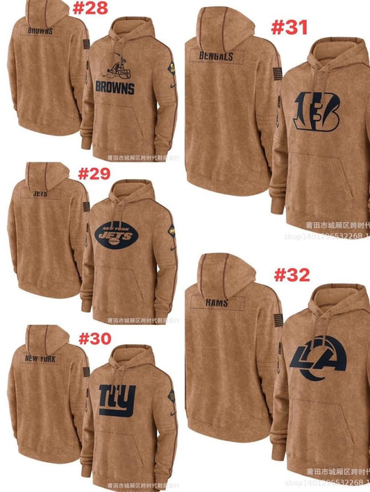 Brown team hoodie 28-32