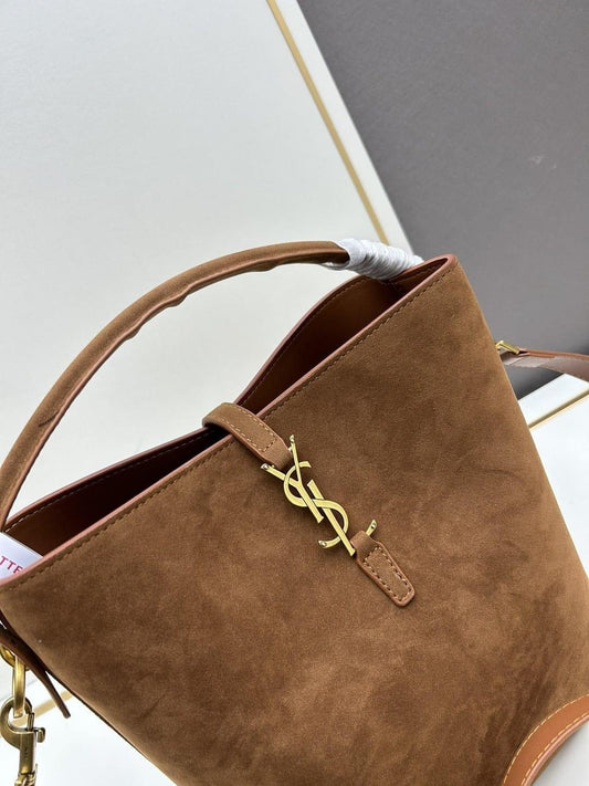 Ys L suede bucket bag