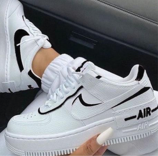 Nke white/black