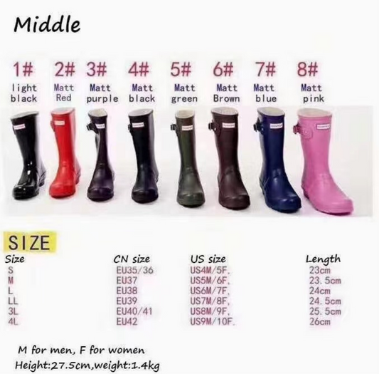 Hunter boots mid