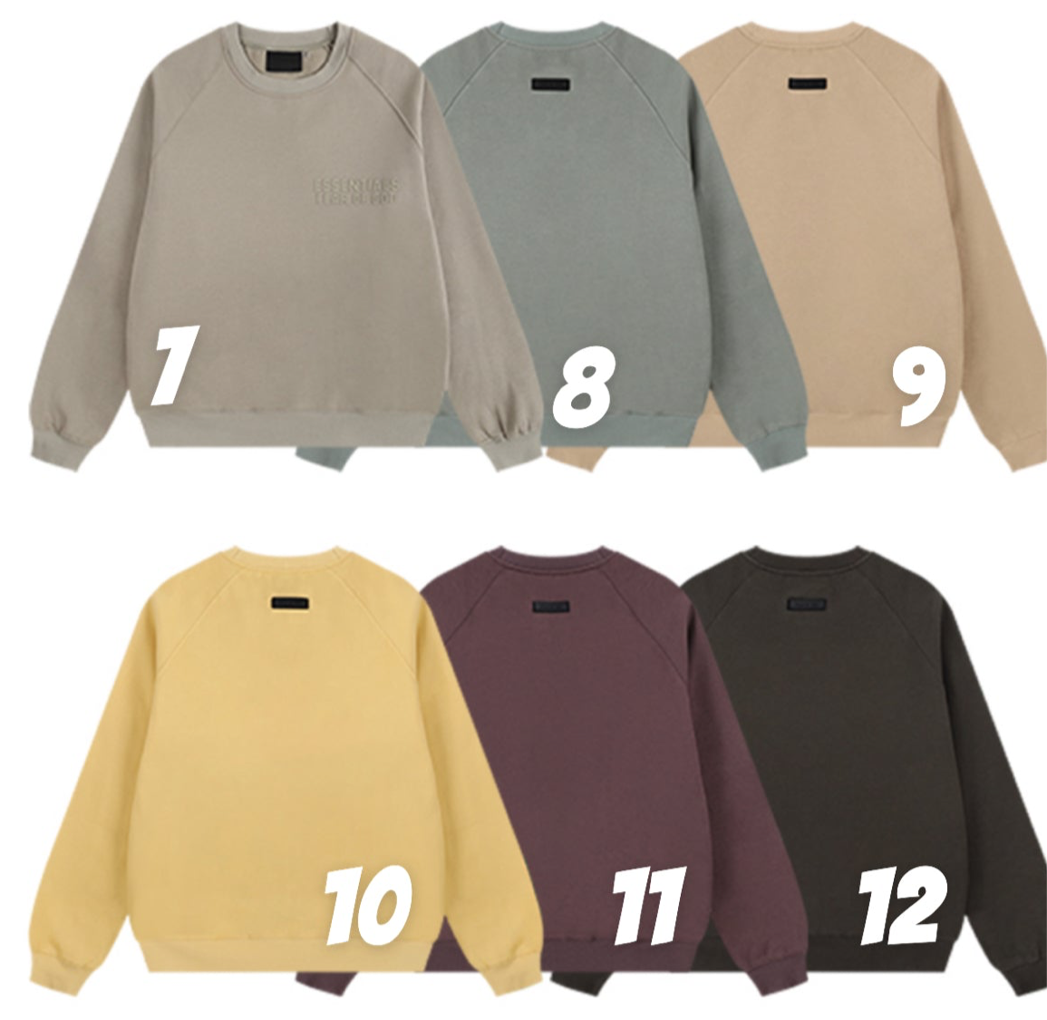 Essentials tops & pants 2