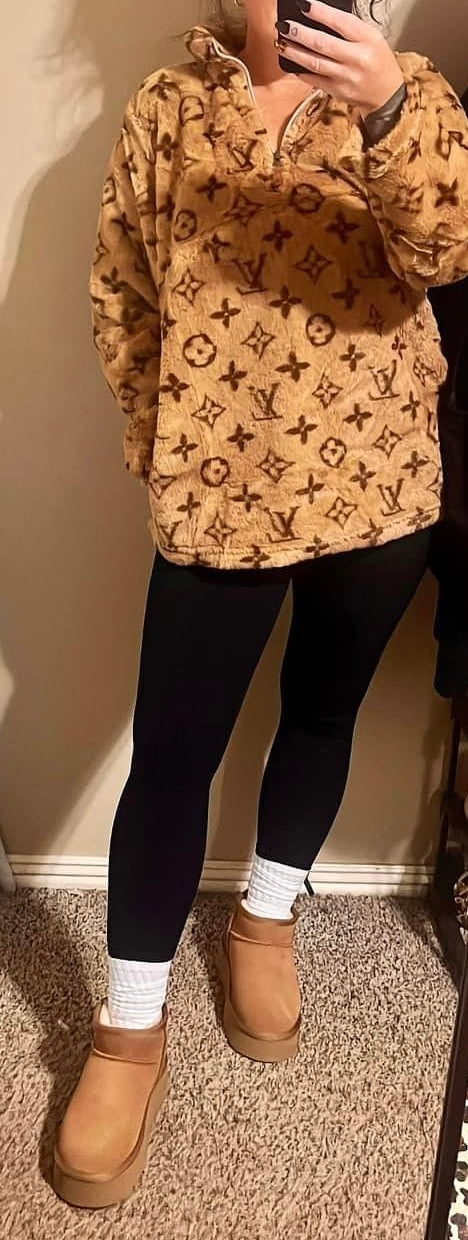 L cozy pullover