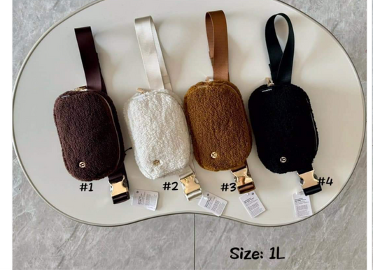 Lu winter Sherpa belt bag