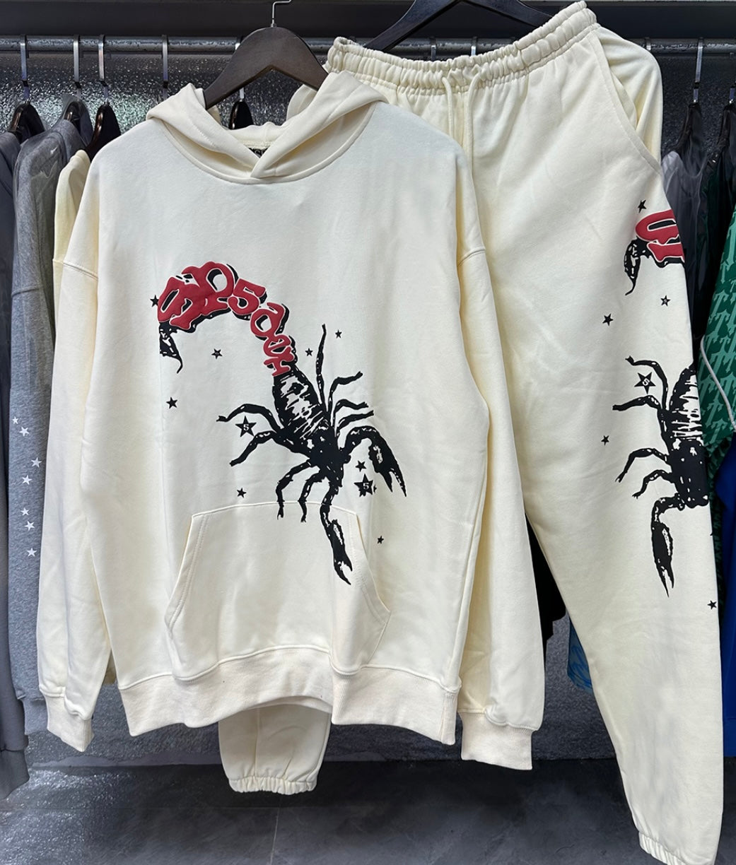 Sp5der hoodie/pants scorpion
